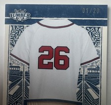 2025 Leaf Lumber Dan Uggla Game Used Bat Relic #1/20
