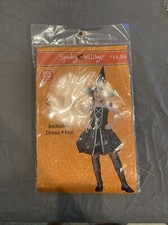 Spooky Village Kids S/M  Spider Witch  Halloween Costume