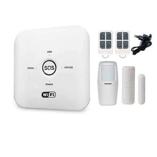 Sistema de alarma para el hogar inteligente Tuya con sensor PIR, control APP y sirena 85dB - Imagen 2 de 12