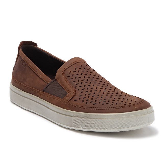 ecco men's jack slip on sneaker