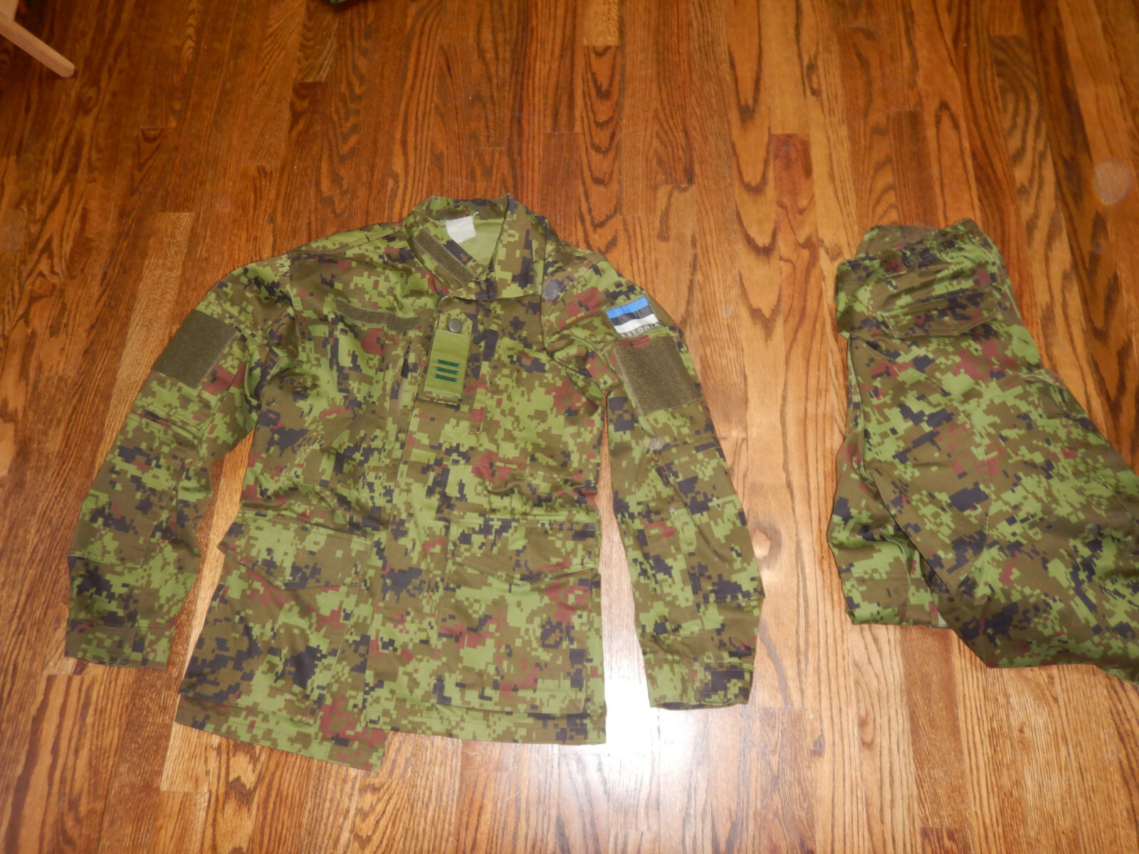 Estonian Army Uniform Set * Estonia ESTDCU Camo Shirt & Pants * RARE eBay