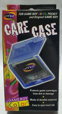 Nyko Care Case for Gameboy Color, Pocket and Original Gameboy Game Cards NEW