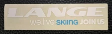 LANGE SNOWBOARD SKI DECAL STICKER 
