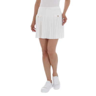 Damen Stretch Rock 6549 Ital-design In Weiß