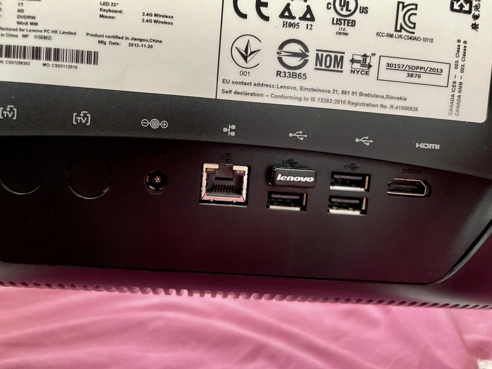 Lenovo C540 All In One Pc Computer Desktop 4GB RAM # iMac MacBook Idea Centre - Image 4 of 4