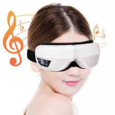 6D Smart Eye Massager with Heat Therapy, Vibration  Bluetooth Music