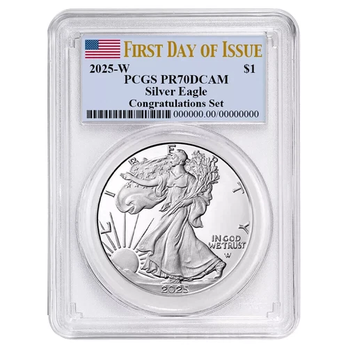 Photo of a 2025-W American Silver Eagle Proof from an eBay listing that sold on Jul 18, 2026
