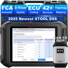 XTOOL D9S Wireless OBD2 Scanner Bidirectional Scan Tool Full System Diagnostic