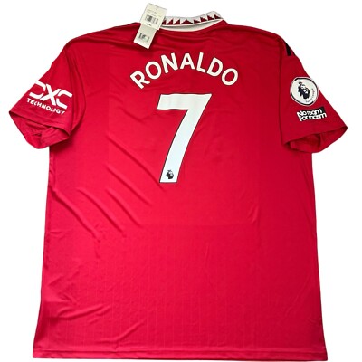 2022/23 Manchester United Home Jersey #7 Ronaldo 2XL Adidas 2022/23 Manchester United Home Jersey #7 Ronaldo 2XL Adidas