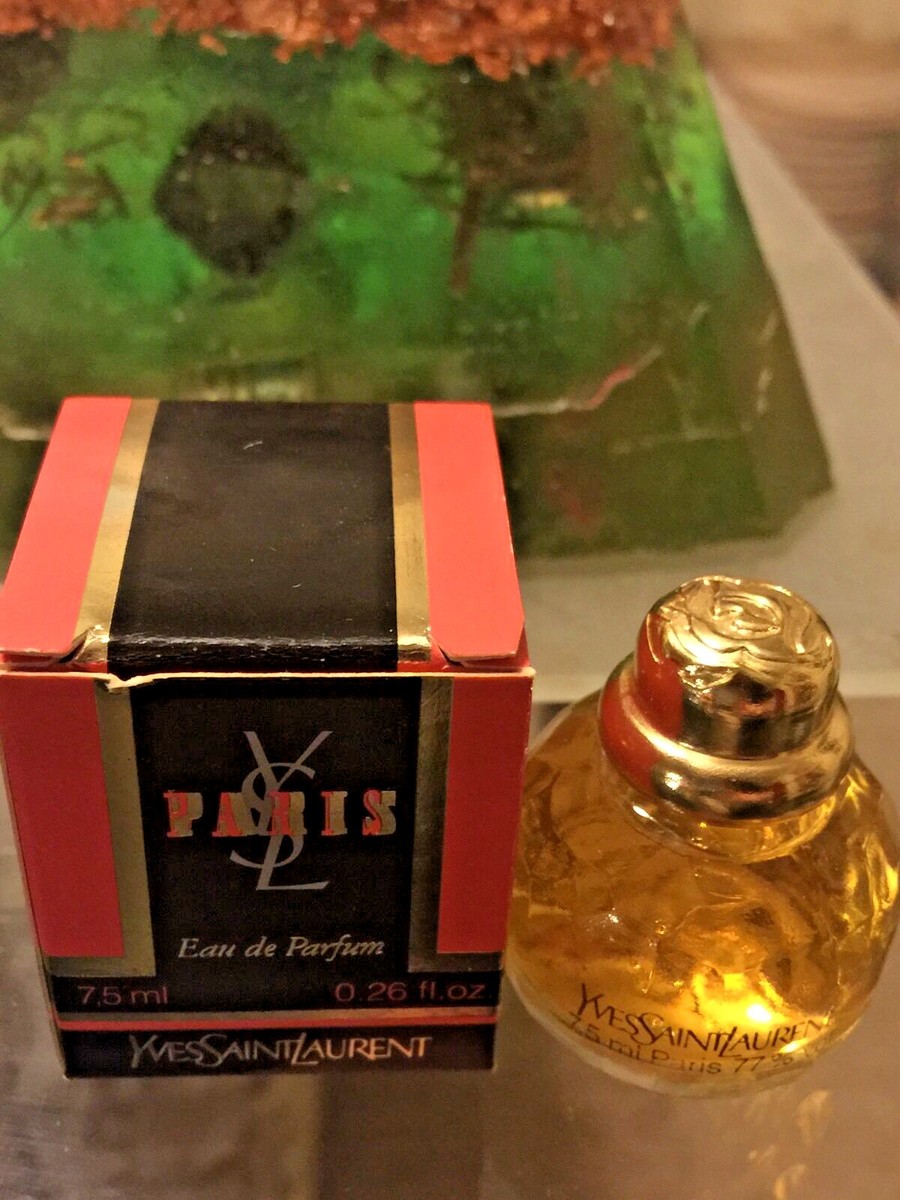 Paris by Yve Saint Laurent Paris EDP 7.5 ML 1990's collectible
