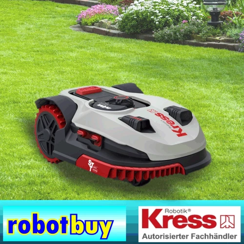 Rasenroboter Kress Mission KR123E mit OAS Hindernisumfahrsystem
