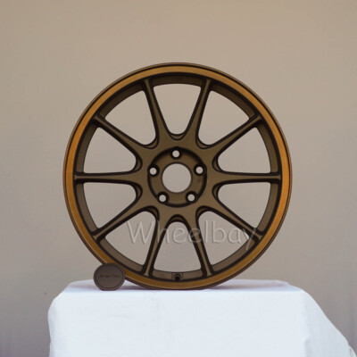 4 ROTA WHEELS STRIKE  18X9.5  5X108  38 73  SPEED BRZ  20.9 LBS .