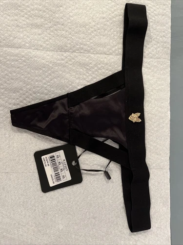 Honey Birdette WATSON 🐺🖤 Black and Gold Brief XS