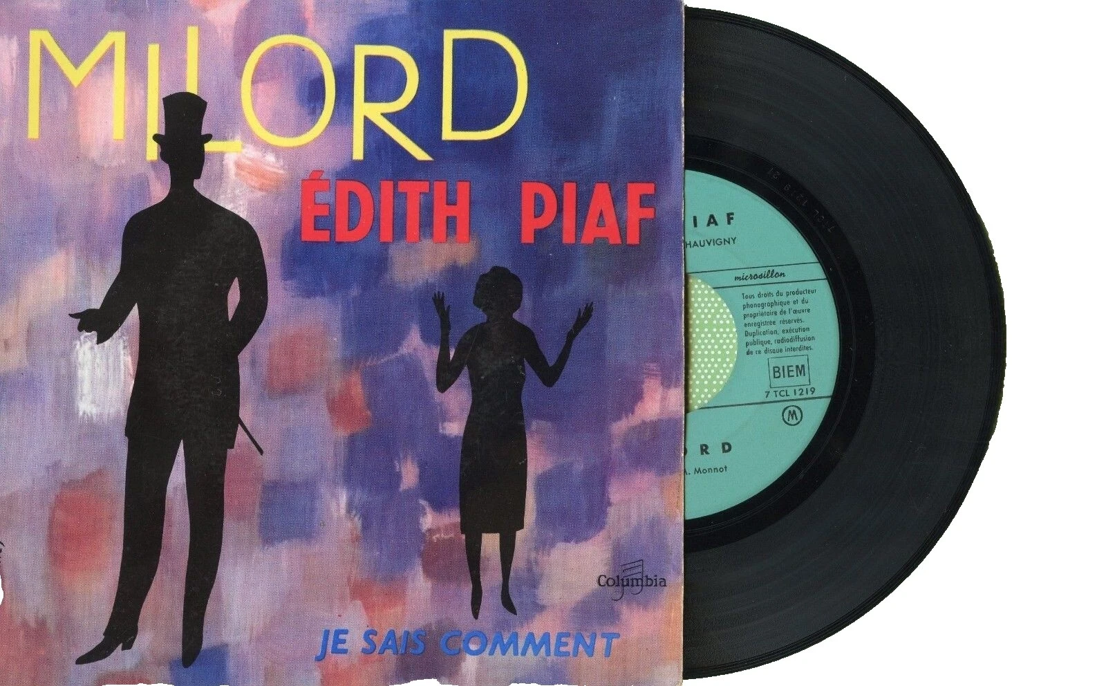 Discos de vinilo Pop single Édith Piaf