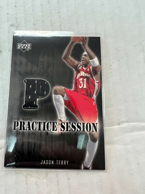 Jason Terry 2002-03 Practice Session Jersey Card #JT-PS