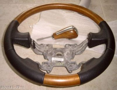 Range Rover Sport L320 2006-2009 2 Piece Cherry Wood Steering Wheel & Shift Knob