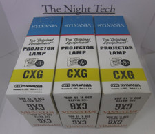 Lot of 6 NEW NOS Sylvania CXG Blue Top Projector Lamps 150W 230V Bulbs