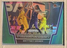 Brittney Griner 8 2021 Panini Prizm WNBA Widescreen Green Prizm