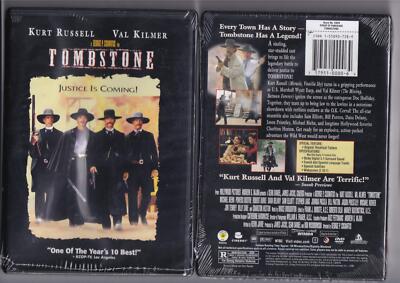 Tombstone DVD 1993 Kurt Russell Val Kilmer Sam Elliot BRAND NEW