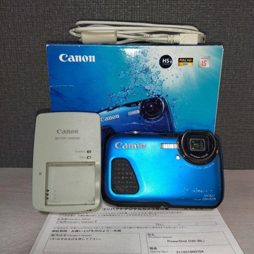 Canon PowerShot D30 Language Eng/Jap Waterproof, dustproof Digital Used - 第 1/19 張圖片