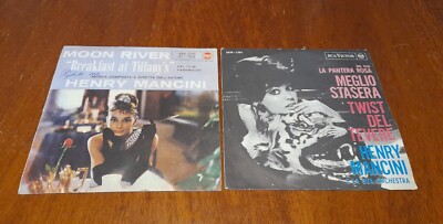 Lagerposten 2 Schallplatten 45 Umdrehungen HENRY LINKSHÄNDER - 60er Jahre - Fototitel - 