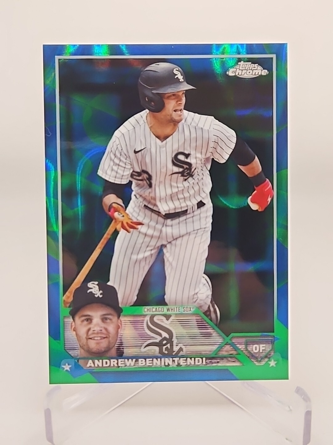 2023 Topps Chrome Update Andrew Benintendi  /175 Blue Green Lava Lamp Refractor 