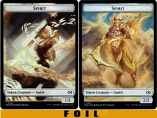 1x MTG - SPIRIT \ SPIRIT TOKEN #06/07 - FOIL - Tarkir: Dragonstorm