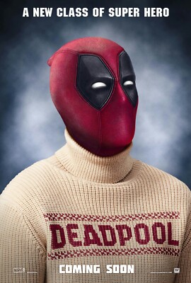 2016 Marvel Deadpool Movie Poster 11X17 Wade Wilson Ajax Vanessa Mercenary   
