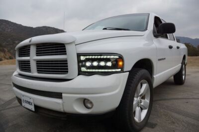 AlphaRex Black Nova LED Projector Headlights for 2002-2005 Dodge