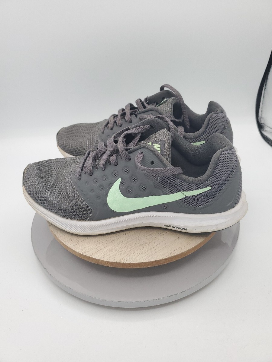 Nike Womens Downshifter 852466-003 Gray Running Shoes Sneakers Size