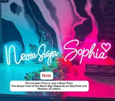 Custom Neon Sign Name For Kids Bedroom Neon Sign Led Light Neon Sign Bedroom