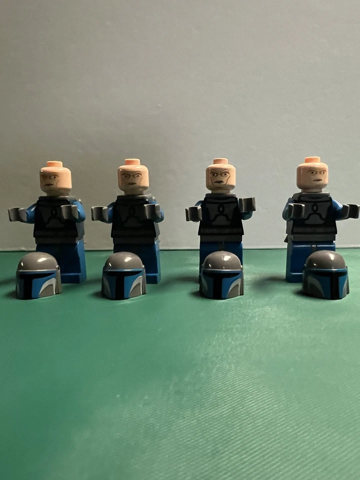 Lego Star Wars Mandalorian Reloj de la Muerte Guerrero Minifiguras (sw0296) Lote de 4 Foto 4 de 4