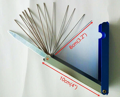 For Motorcycle Carburetor Carbon Dirt Jet Remove Cleanup Kit Tool Set Needle 18x - Image 4 of 4