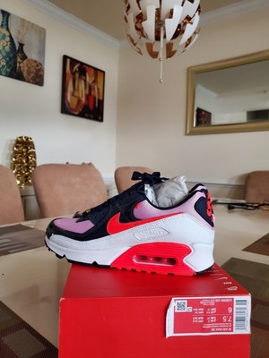 Womens Nike Air Max 90 Cuban Link Obsidian Pink 95 97 98 270 CZ8099-100 Sz  7.5 | eBay