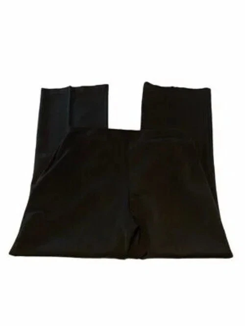 Pantalones de vestir para mujer Karen Kane Essentials pantalones de carrera negros delanteros planos talla 10 Foto 2 de 4