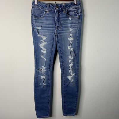 American Eagle Super Super Stretch Womans Jeggings Size 00 Regular