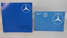 Mercedes Benz instrukcja obsługi 200D 240D 300D + walne zgromadzenie 1978 raport