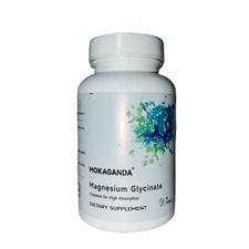 MOKAGANDA Magnesium Glycinate 90 Capsules Dietary Supplement Sealed 9/2027