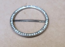 VINTAGE DIAMANTE BUCKLE 1960s