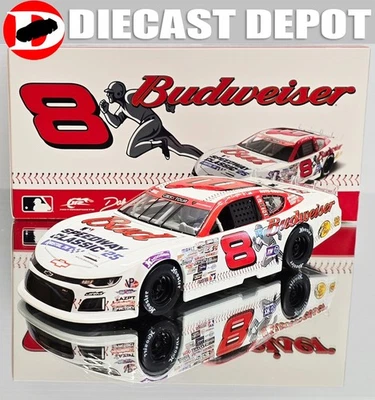 DALE EARNHARDT JR 2025 BUDWEISER LATE MODEL MLB 1/24 ACTION | eBay
