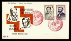 DR WHO 1958 FRANCE FDC RED CROSS SEMI POST COMBO PAC CACHET M81299