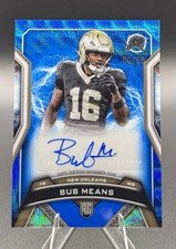 2024 Topps Resurgence - Resurgence Rookie Signatures Bub Means #RRS-BM Blue...