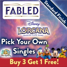 💎Lorcana - Fabled: Non-Foil Singles and Playsets💎