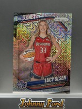 Lucy Olsen 2025 Panini Prizm Variation Rookie Mojo Prizm 6/25 #145 - Mystics