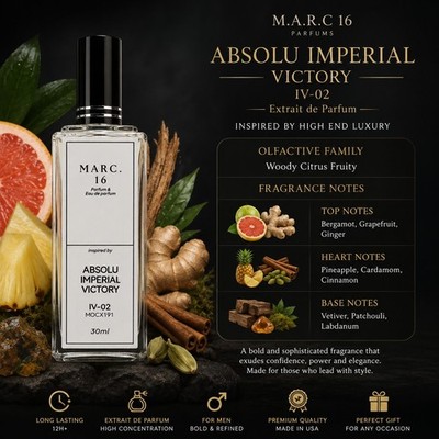 MARC.16 Absolu Imperial Victory 30ml Cologne Inspired By Absolu Creed Aventus
