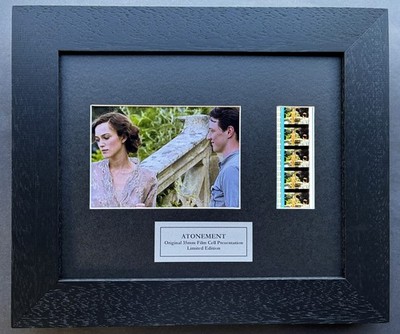ATONEMENT of 2007 Original 35mm Film Cells set in Quality Wood Frame + COA