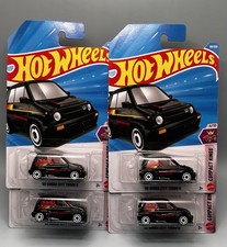Hot Wheels 85 Honda City Turbo II Black #105 Mainline 2026 Case E/F Set Of 4 Lot