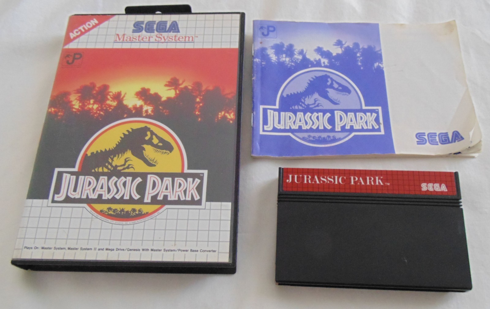 jurassic park authentique version originale sega master system complet