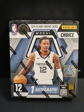 2024-25 PANINI MOSAIC CHOICE BASKETBALL FACTORY SEALED BOX 1 AUTO JL10