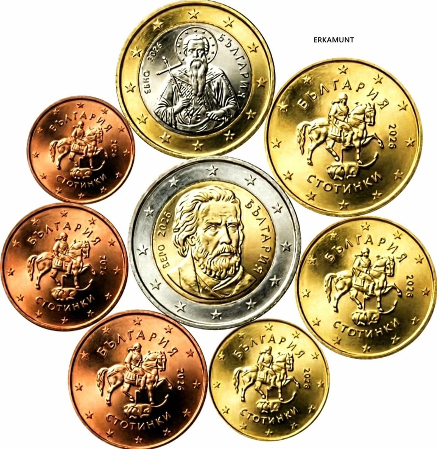 2 Euro Munze Bulgarien